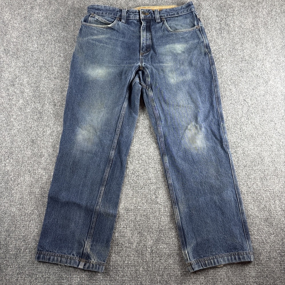 Duluth Trading Co Men's Relaxed Fit Jeans 100% Cotton Workwear 34x30